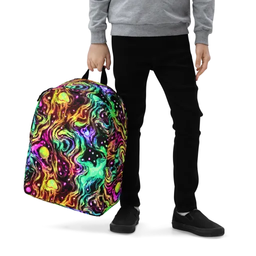 Neon Cauldron on a Minimalist Backpack