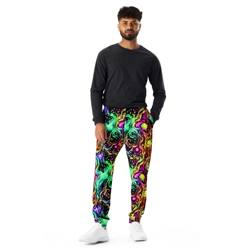 Neon Cauldron on Men's Joggers — Front