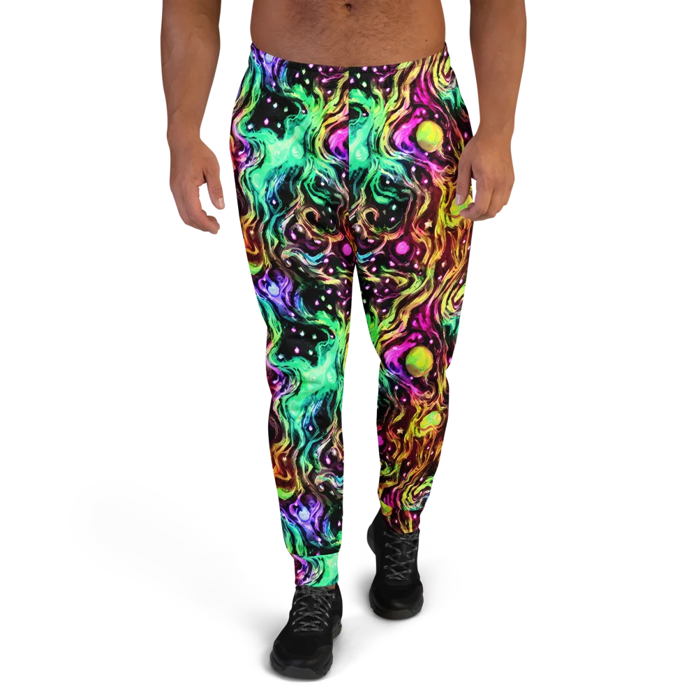 Neon Cauldron on Men's Joggers — Front