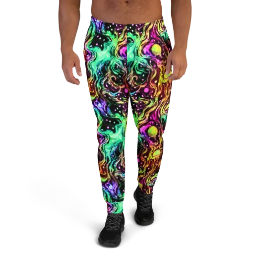 Neon Cauldron on a Men's Joggers