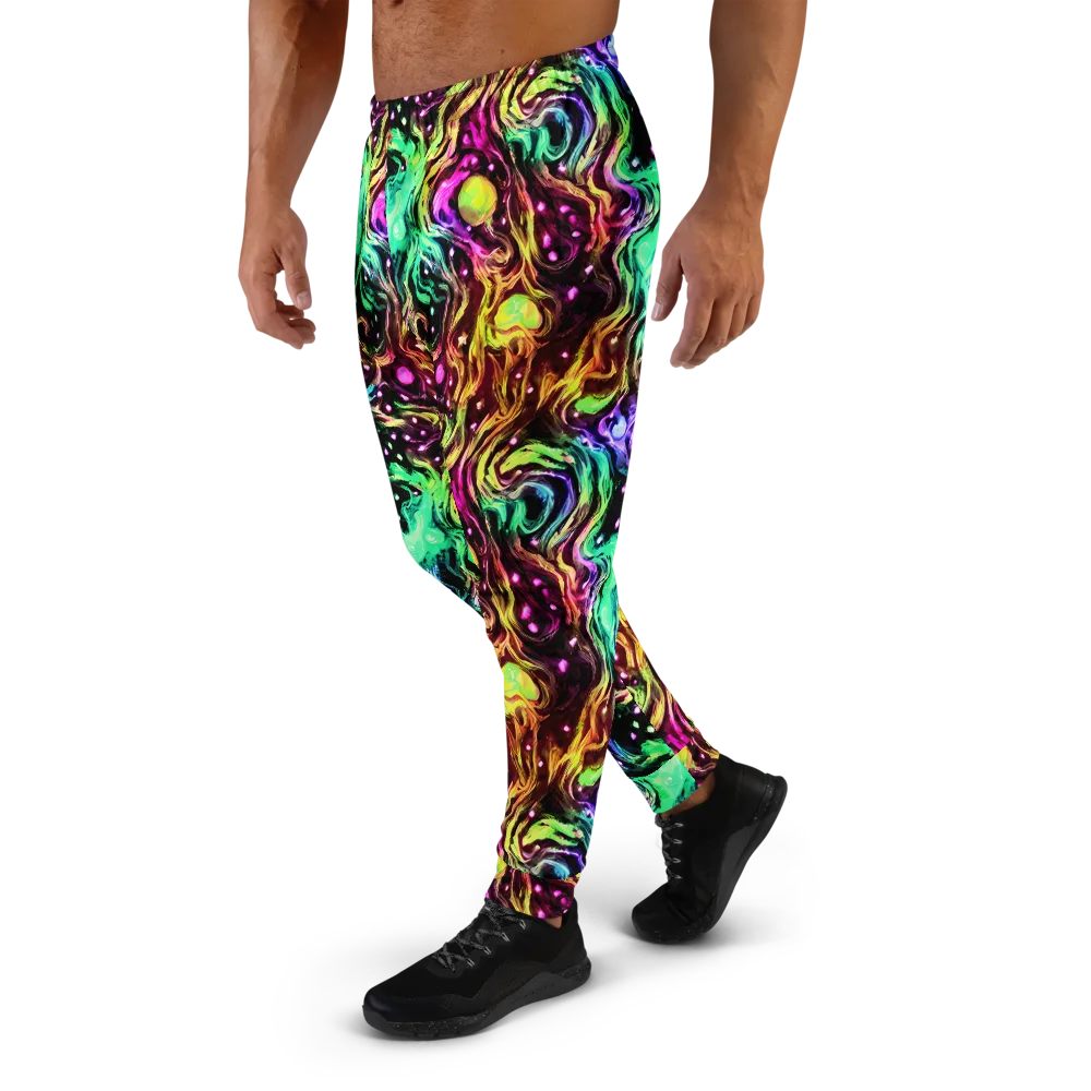 Neon Cauldron on Men's Joggers — Left