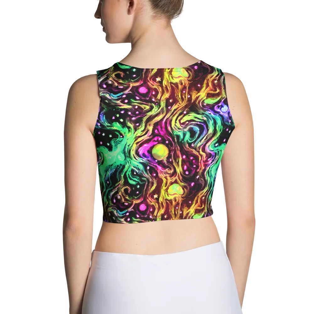 Neon Cauldron on Crop Top — Back