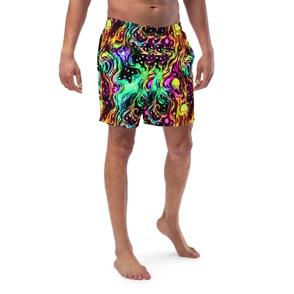 Neon Cauldron on Swim Trunks — Front