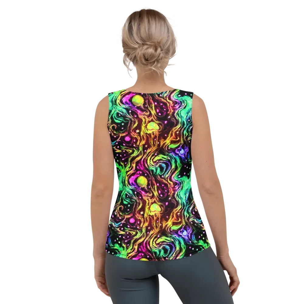 Neon Cauldron on Women's Tank Top — Back