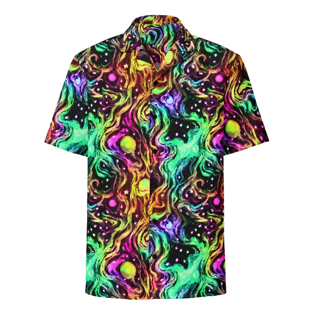 Neon Cauldron on Button Shirt — Front
