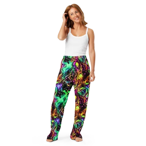 Neon Cauldron on a Women's Pajama Pants