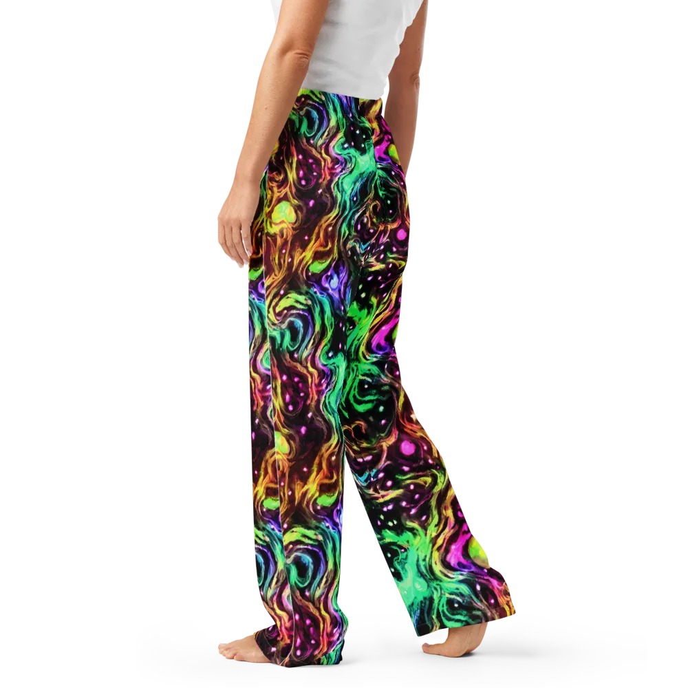 Neon Cauldron on Women's Pajama Pants — Left