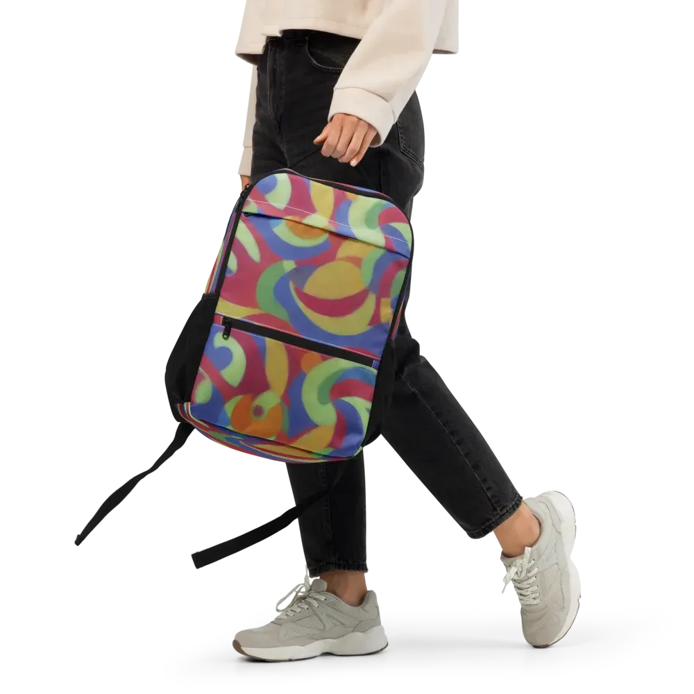 Chromatic Carousel on Utility Backpack — Front