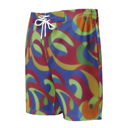 Chromatic Carousel on a Men's Board Shorts