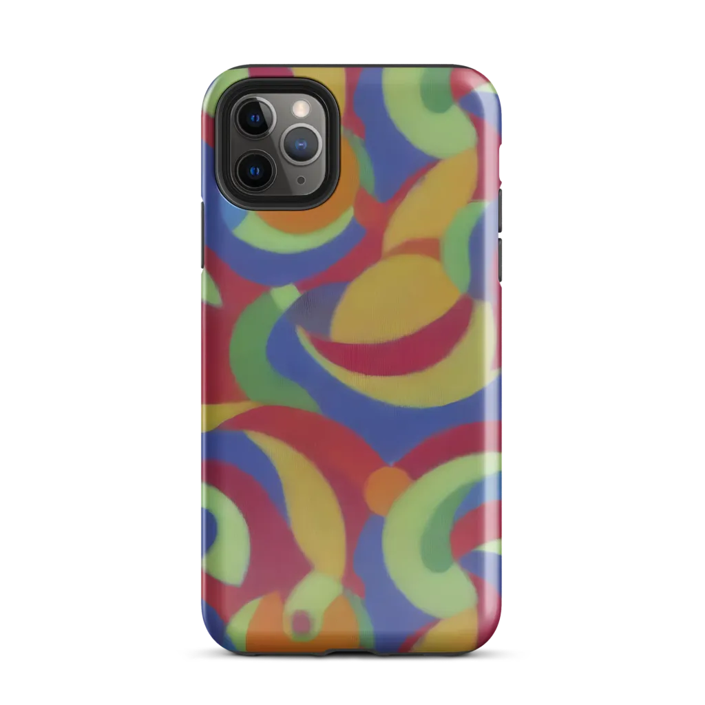 Chromatic Carousel on Tough Case for iPhone® — Front