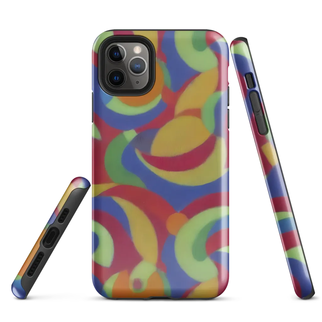 Chromatic Carousel on Tough Case for iPhone® — Front