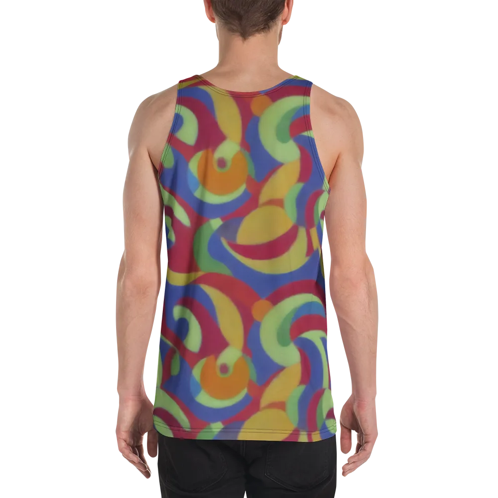 Chromatic Carousel on Men's Tank Top — Back