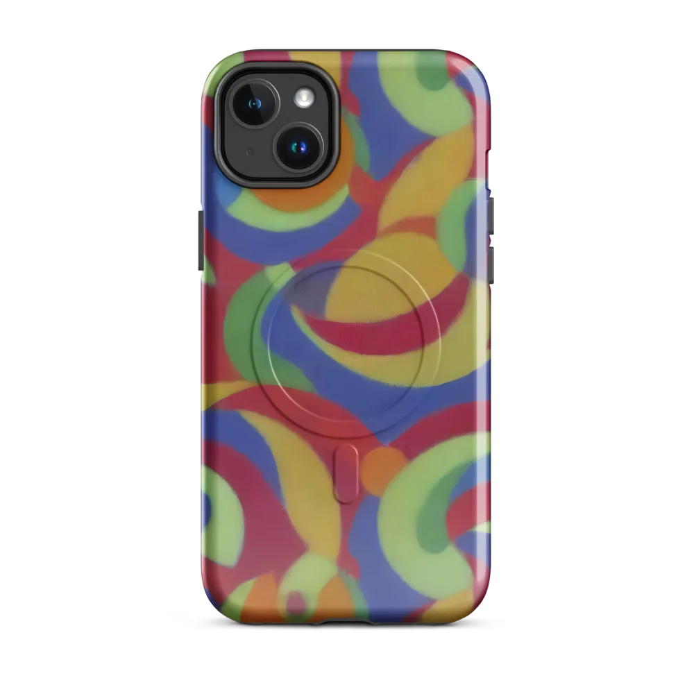 Chromatic Carousel on MagSafe Tough Case for iPhone® — Front