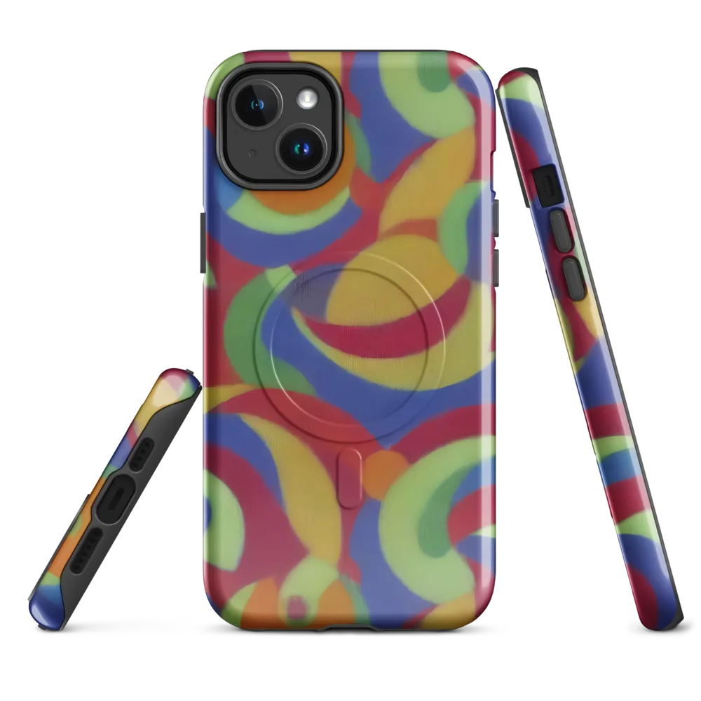 Chromatic Carousel on MagSafe Tough Case for iPhone® — Front