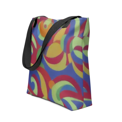 Chromatic Carousel on a Tote Bag