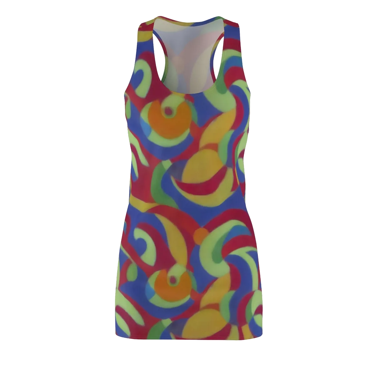 Chromatic Carousel on Racerback Dress — Front