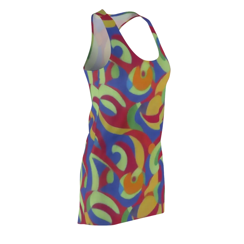 Chromatic Carousel on Racerback Dress — Front Side