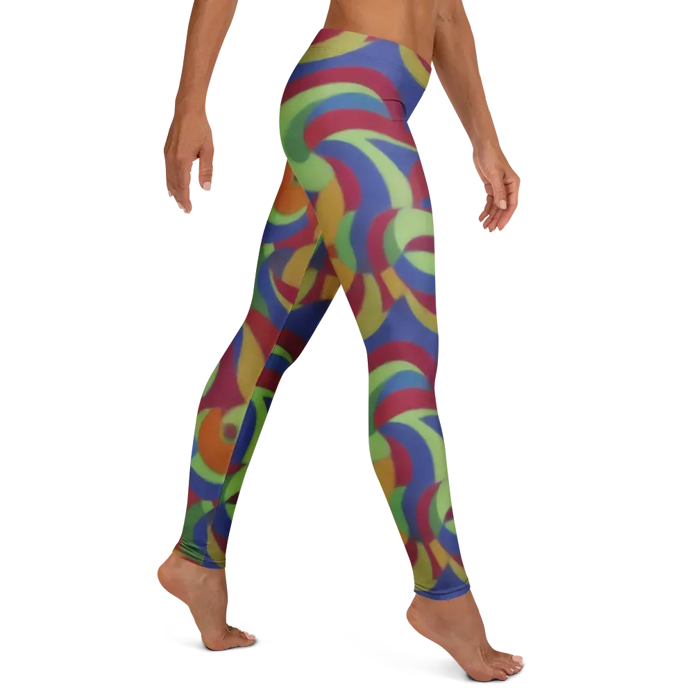 Chromatic Carousel on Leggings — Right