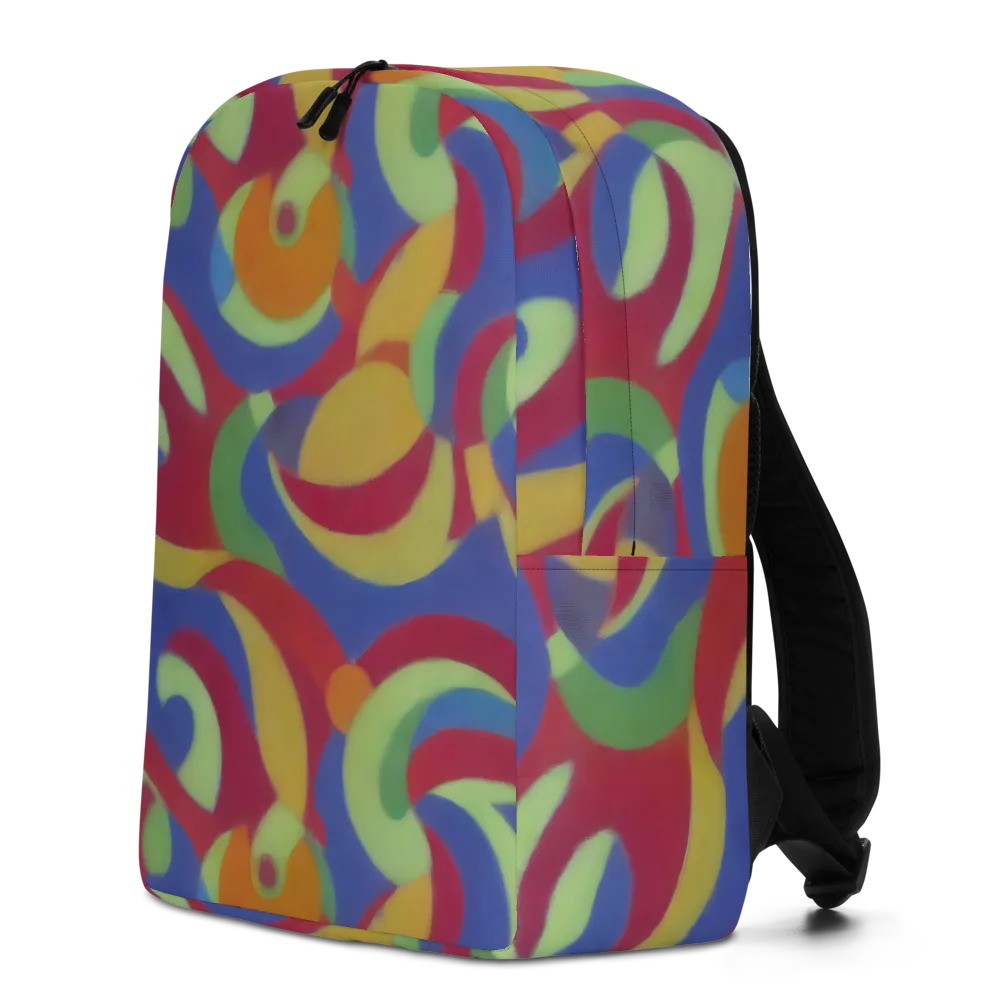 Chromatic Carousel on Minimalist Backpack — Left