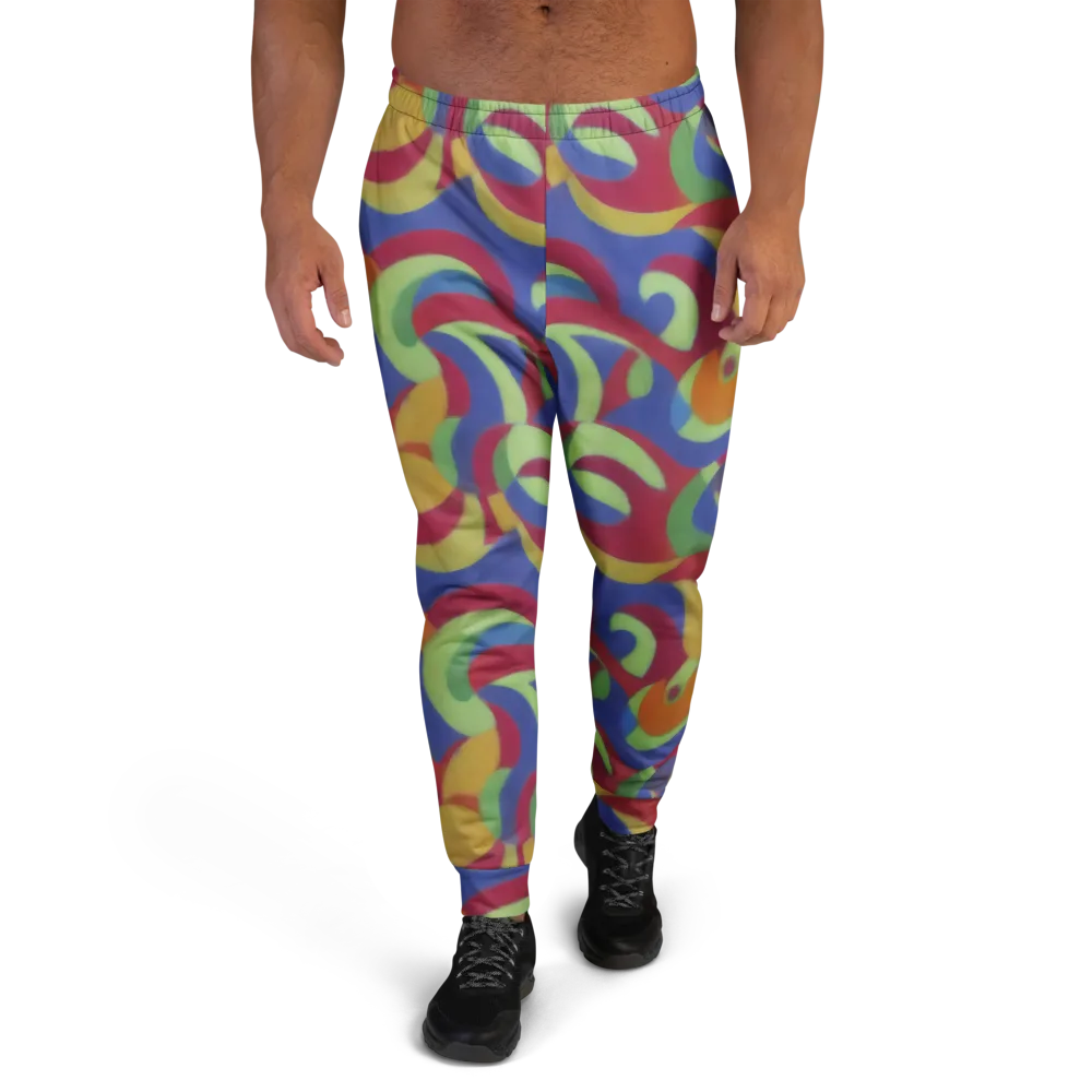 Chromatic Carousel on Men's Joggers — Front
