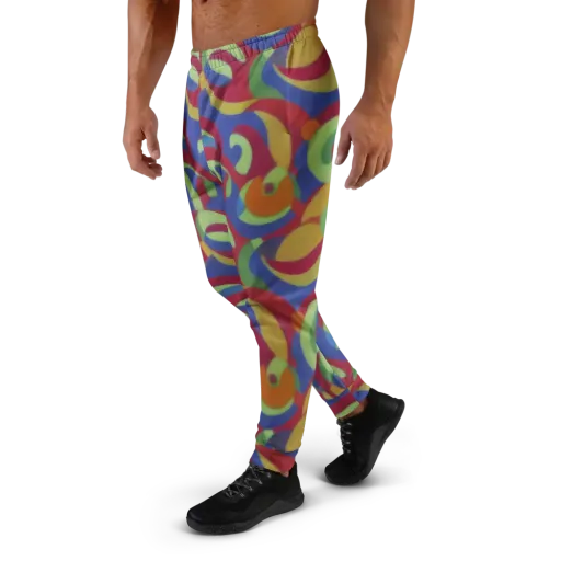 Chromatic Carousel on a Men's Joggers