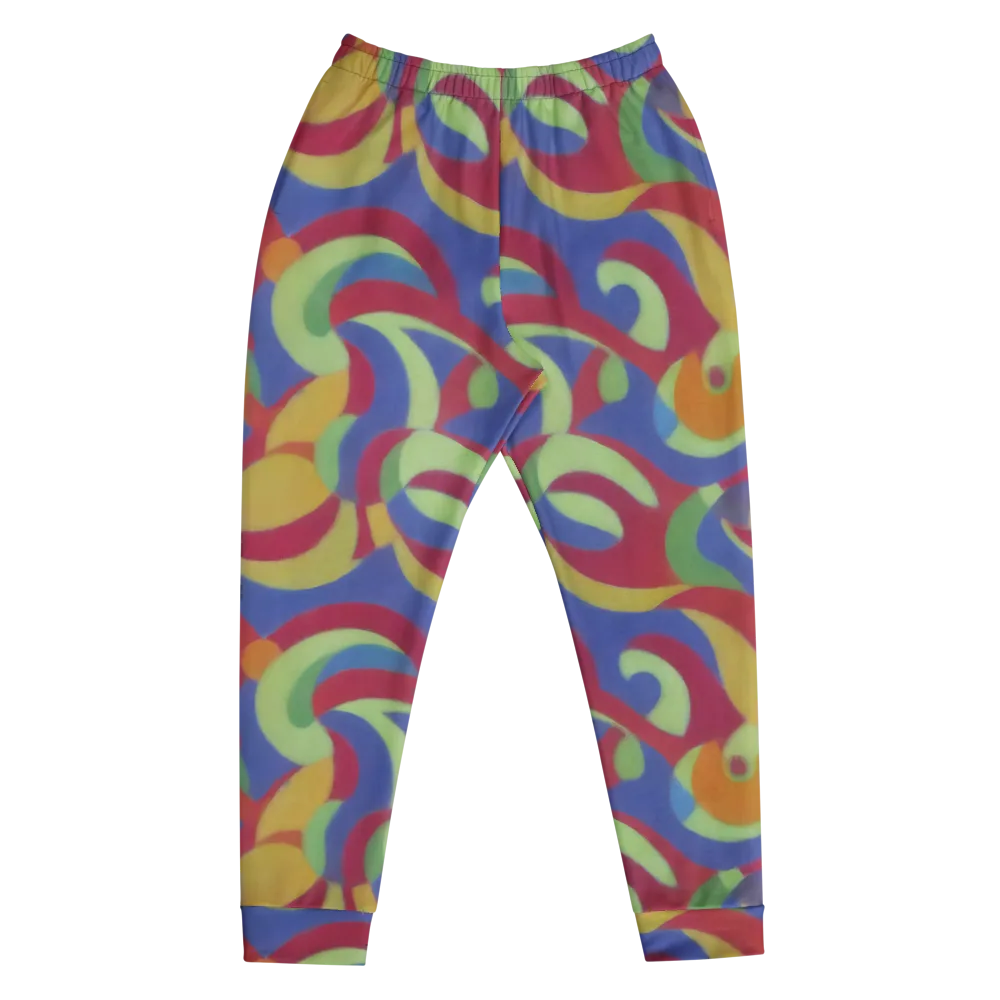 Chromatic Carousel on Men's Joggers — Front