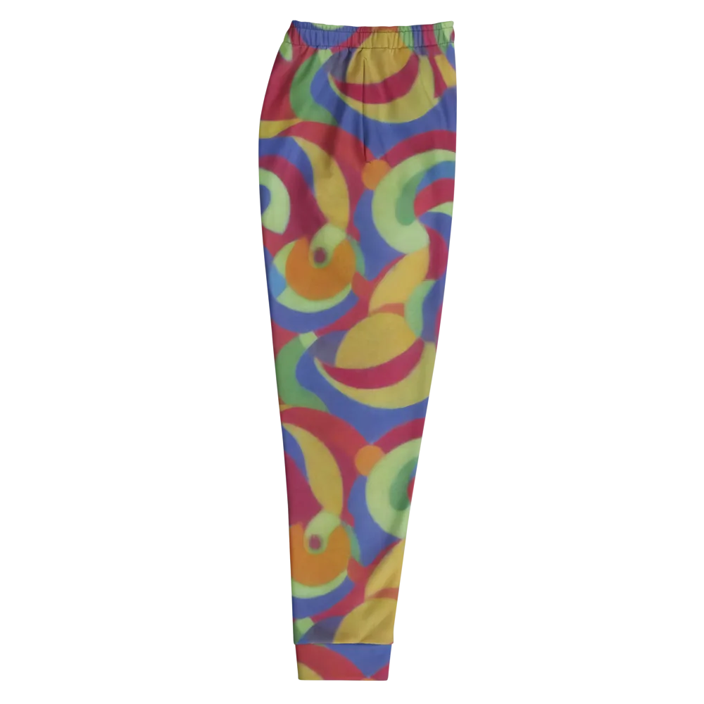 Chromatic Carousel on Men's Joggers — Right