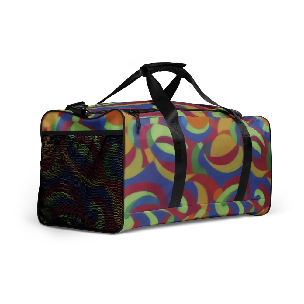 Chromatic Carousel on Duffle Bag — Right Front