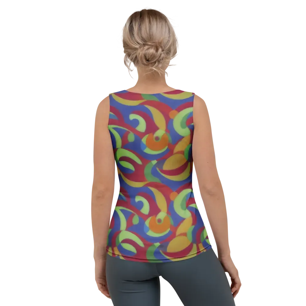 Chromatic Carousel on Women's Tank Top — Back
