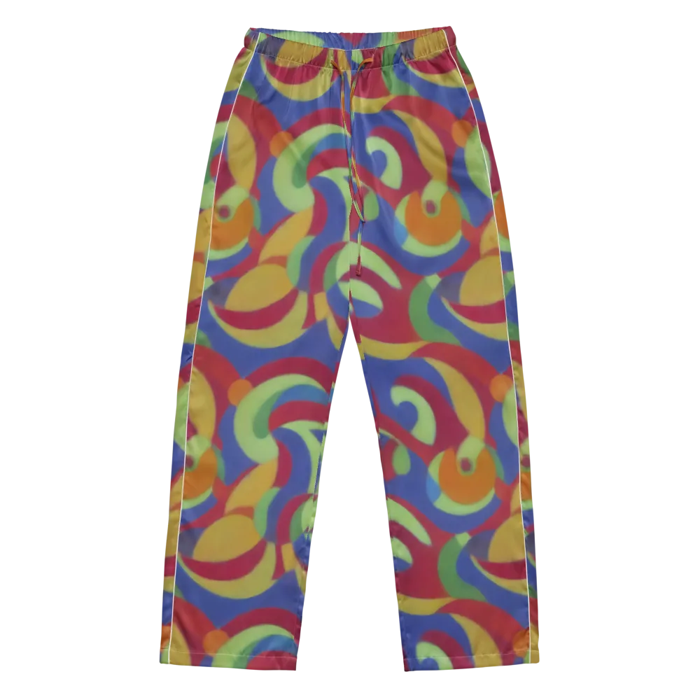 Chromatic Carousel on Women's Pajama Pants — Front