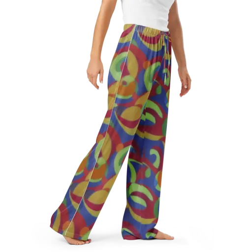 Chromatic Carousel on a Women's Pajama Pants