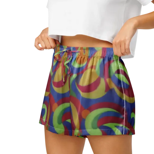 Chromatic Carousel on a Women's Pajama Shorts
