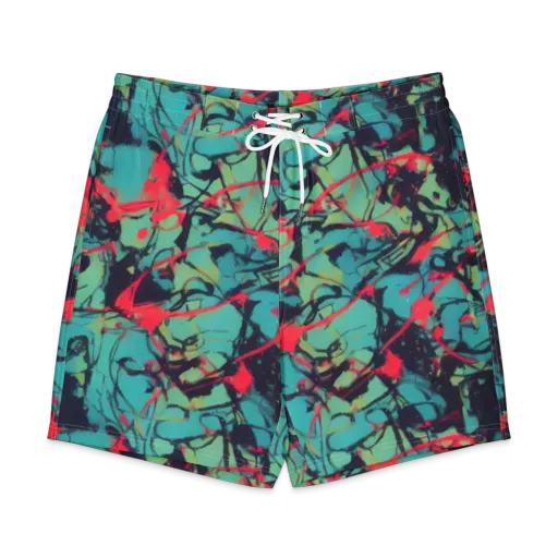 Ink Afterglow on a Men's Board Shorts