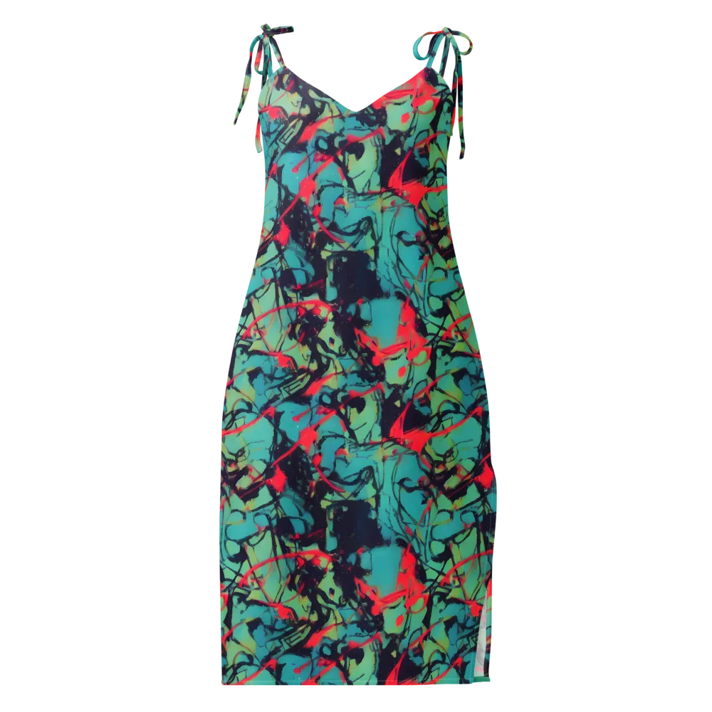 Ink Afterglow on Slip Dress — Front