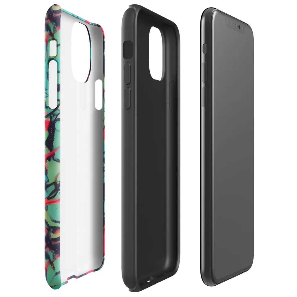 Ink Afterglow on Tough Case for iPhone® — Right