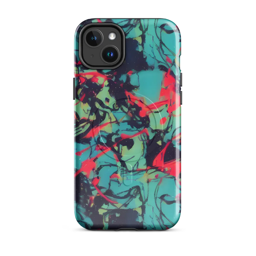 Ink Afterglow on MagSafe Tough Case for iPhone® — Front