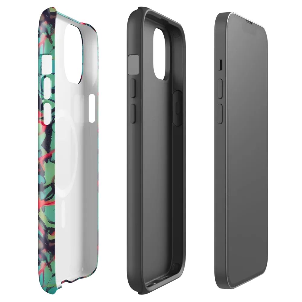 Ink Afterglow on MagSafe Tough Case for iPhone® — Front