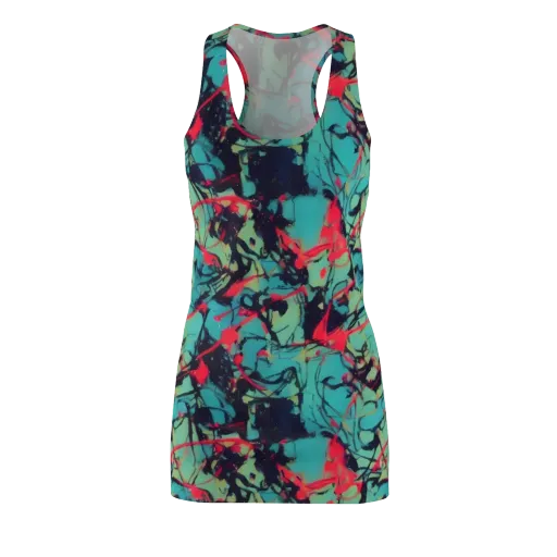 Ink Afterglow on a Racerback Dress