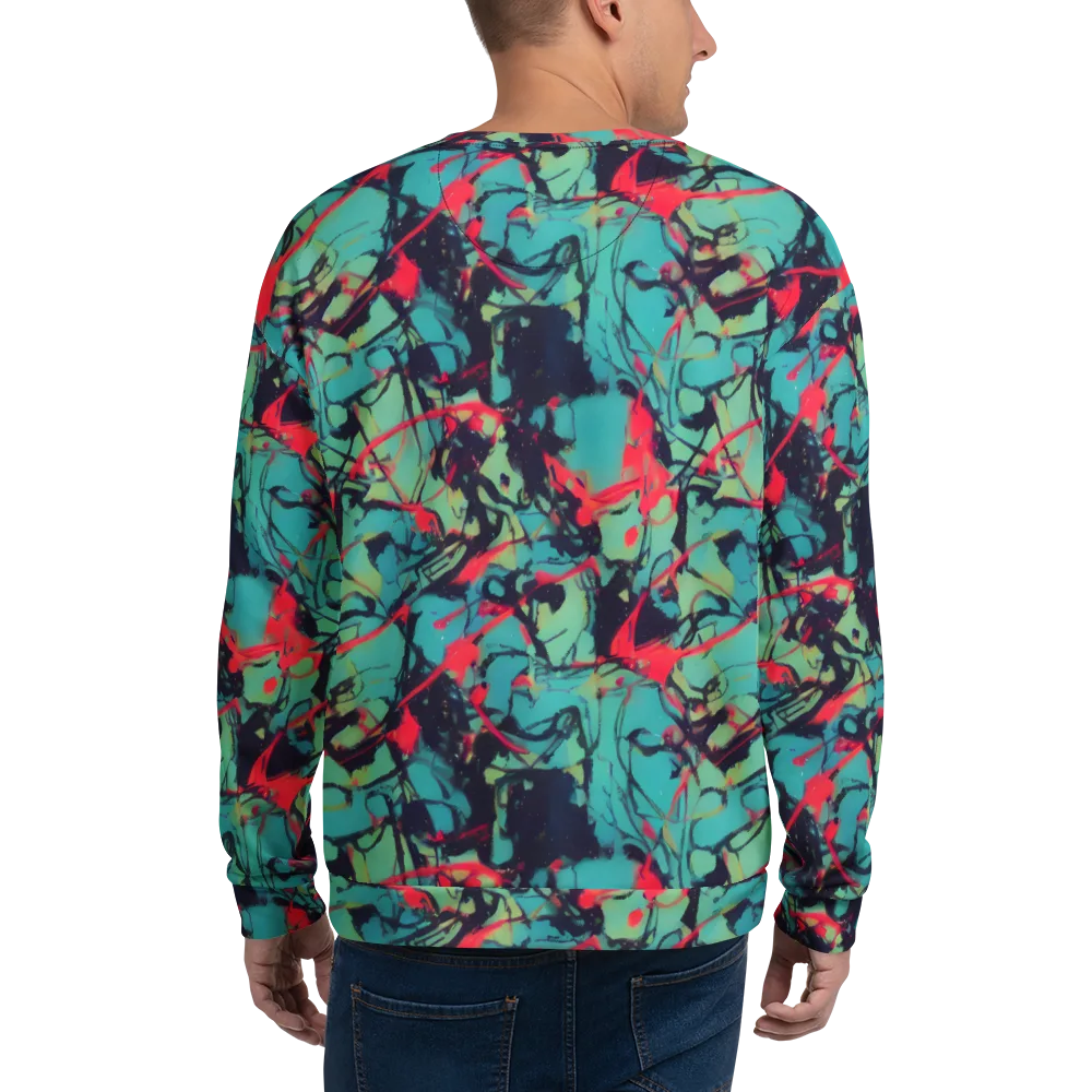 Ink Afterglow on Sweatshirt — Back