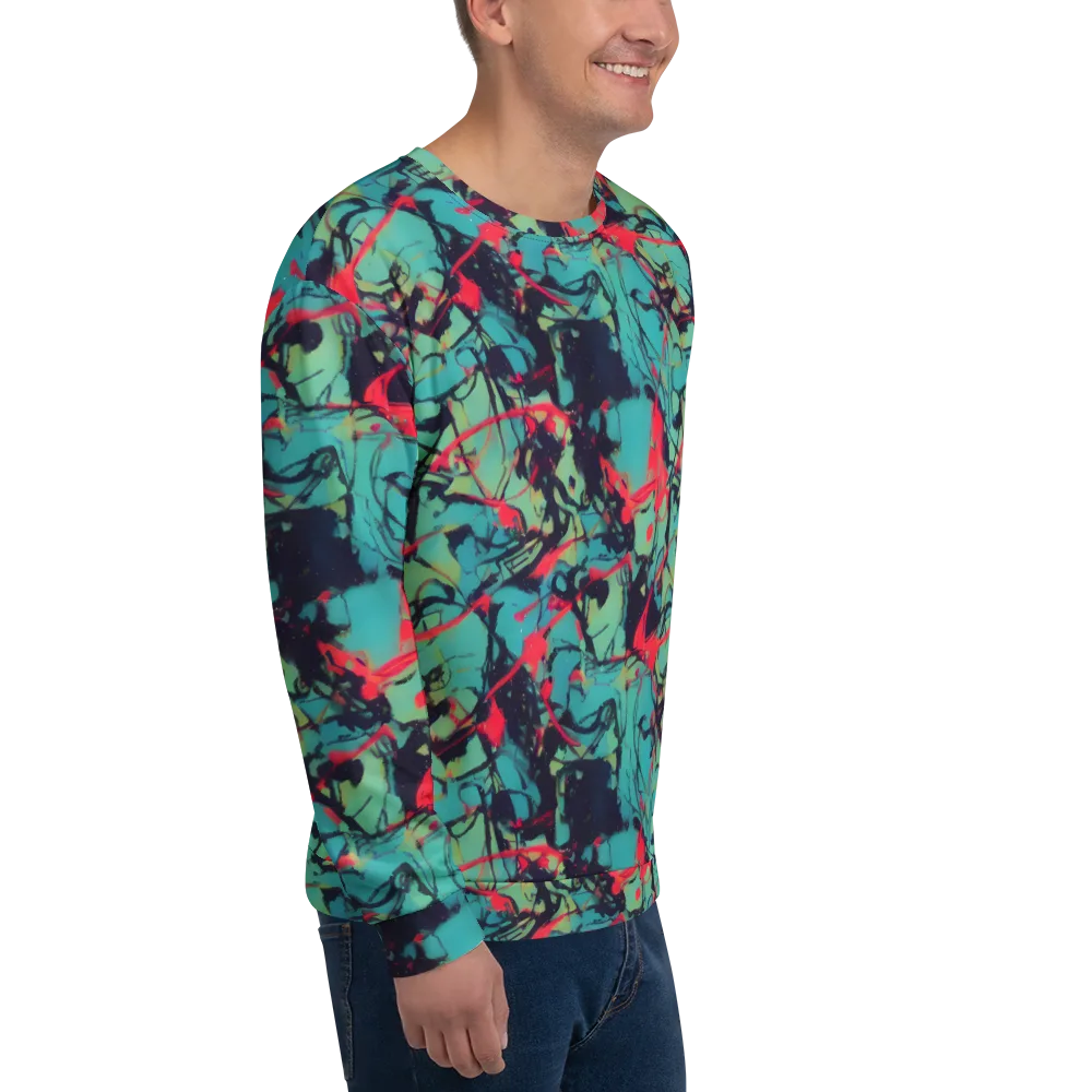 Ink Afterglow on Sweatshirt — Right Front