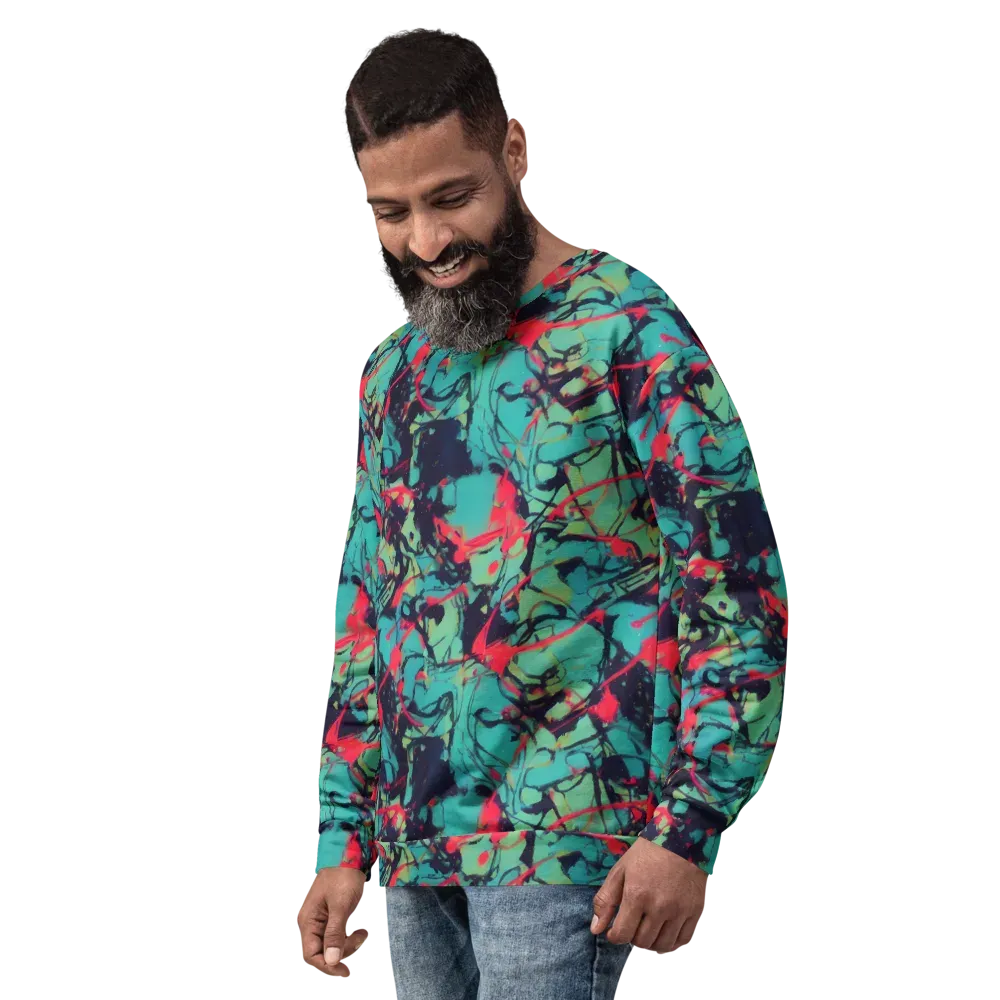 Ink Afterglow on Sweatshirt — Left Front