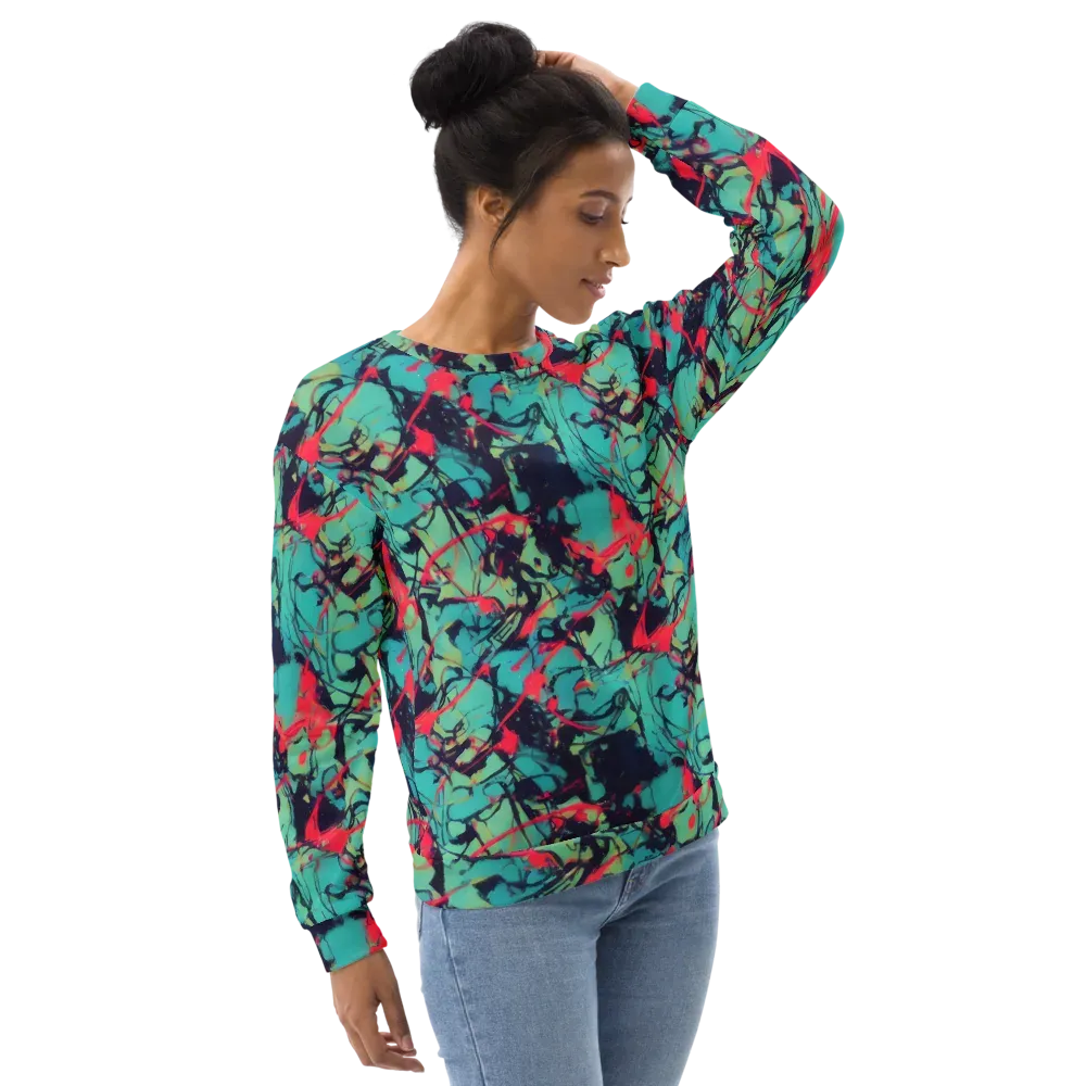 Ink Afterglow on Sweatshirt — Right Front
