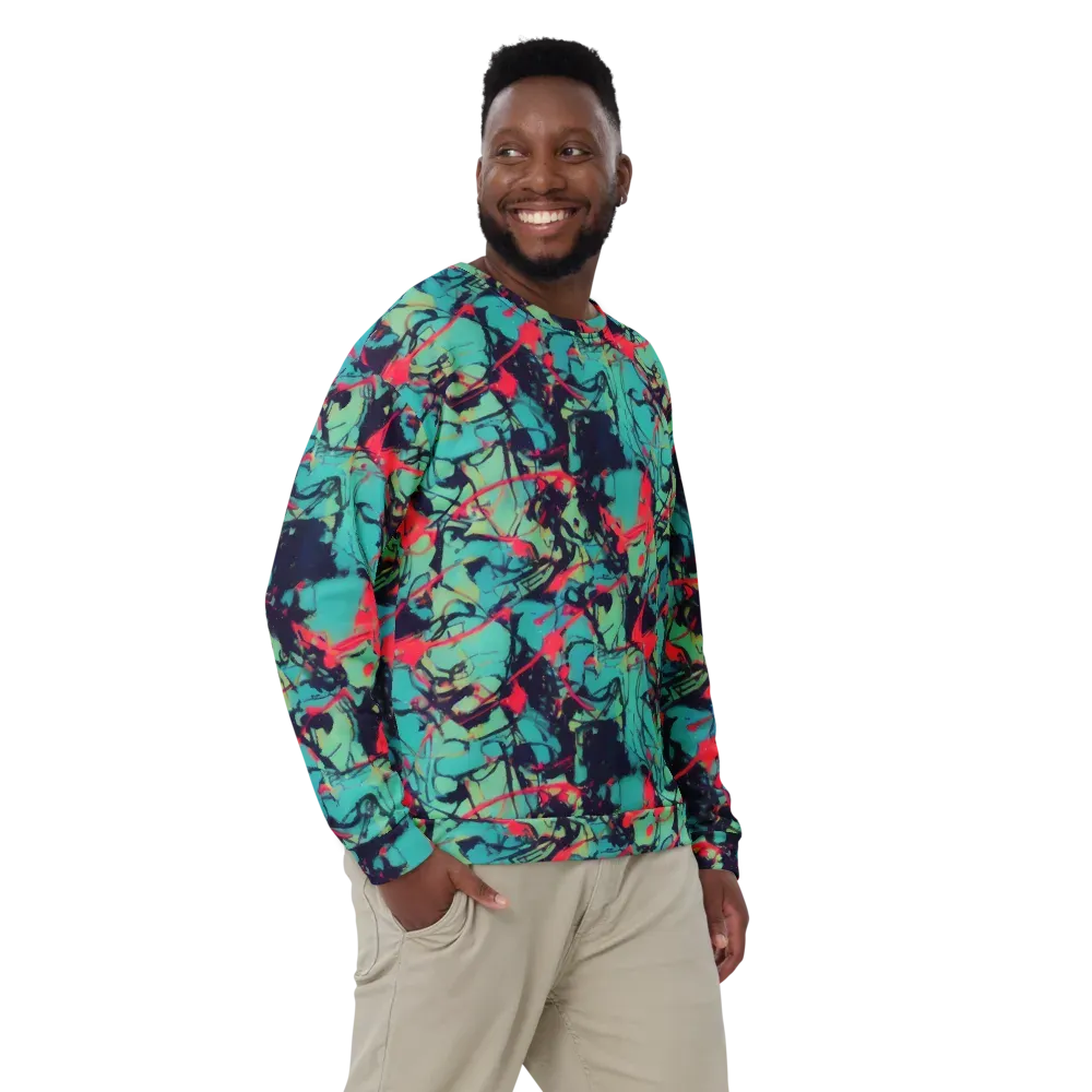 Ink Afterglow on Sweatshirt — Front