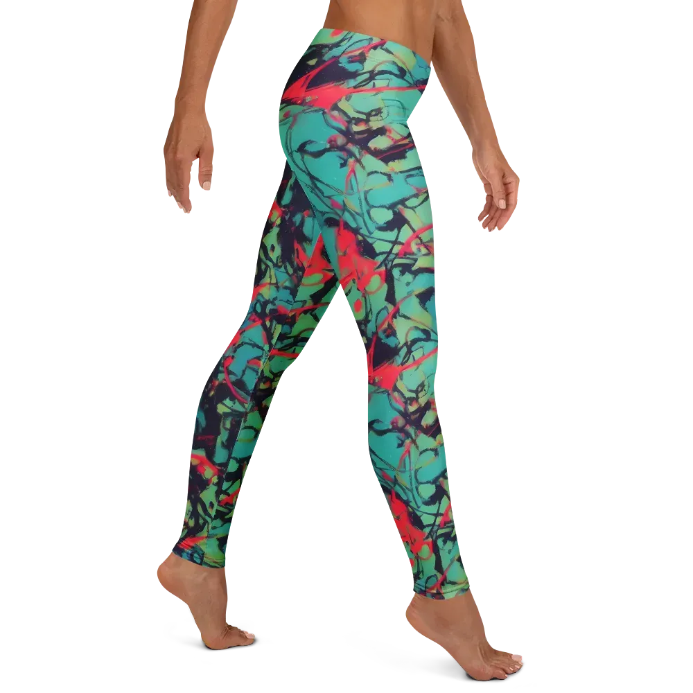 Ink Afterglow on Leggings — Right