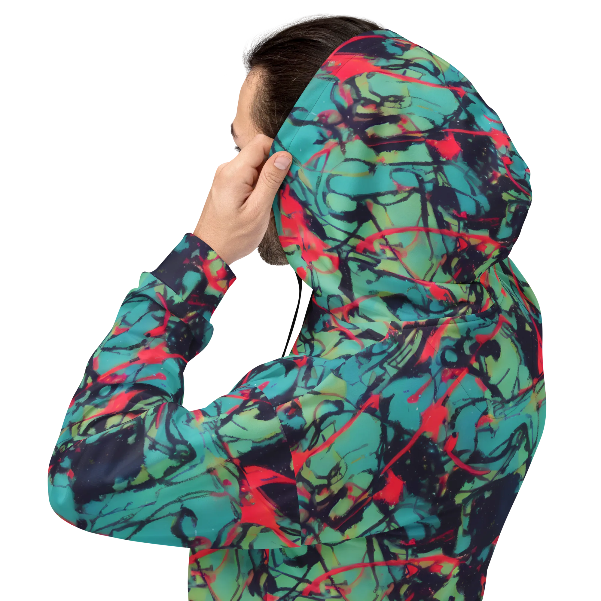 Ink Afterglow on Hoodie — Back