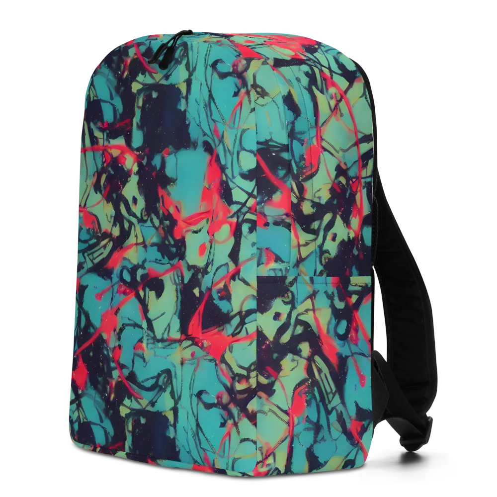Ink Afterglow on Minimalist Backpack — Left