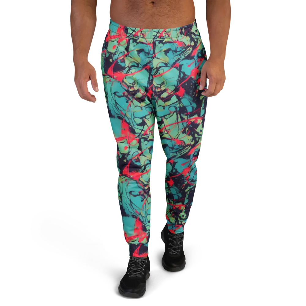 Ink Afterglow on Men's Joggers — Front