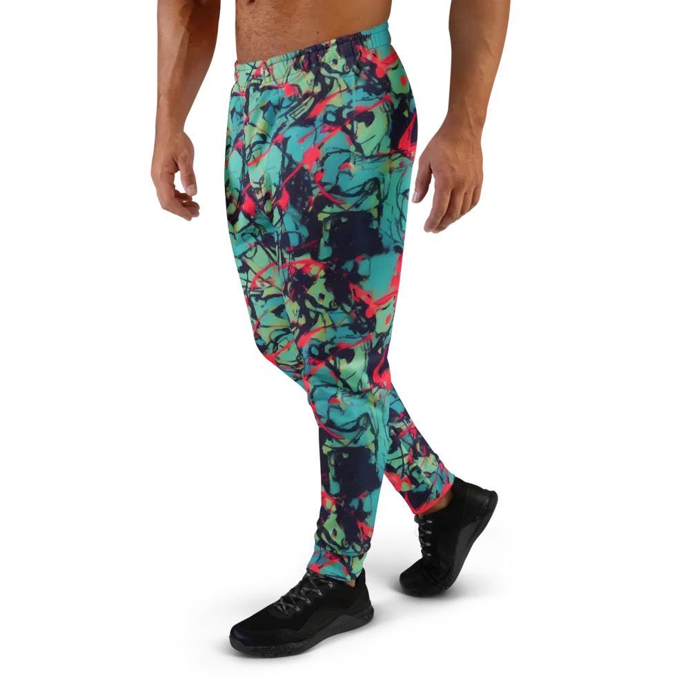 Ink Afterglow on Men's Joggers — Left