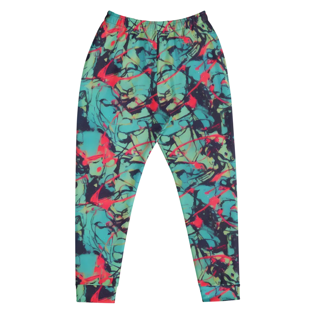 Ink Afterglow on Men's Joggers — Front