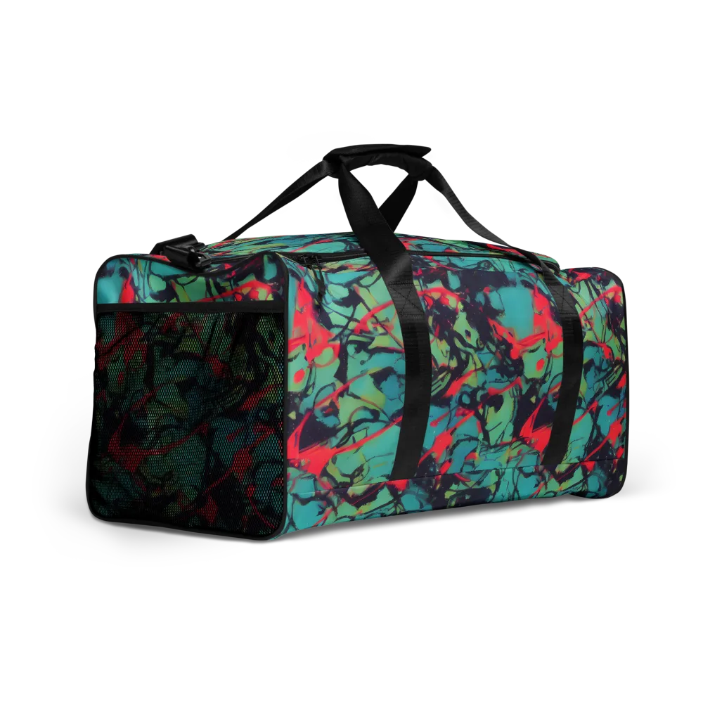 Ink Afterglow on Duffle Bag — Right Front